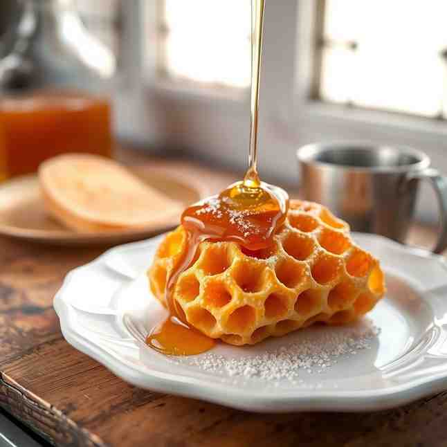 Unusual Dessert Recipe - Kosovo Flia e Mjaltit Honeycomb